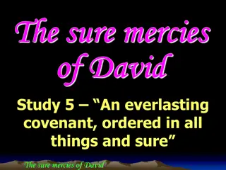 David's Last Words: Sure Mercies & Promises