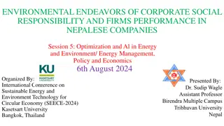 Corporate Social Responsibility and Performance in Nepalese Companies