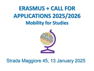 Erasmus+ Mobility for Studies Program 2025/2026