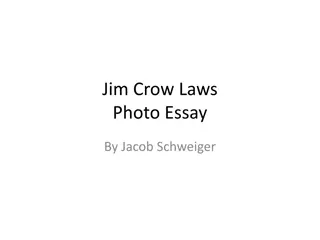 Impact of Jim Crow Laws in America