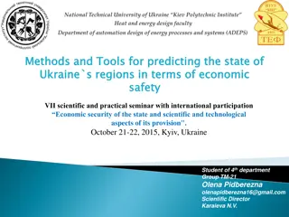 Predictive Methods for Economic Safety in Ukraine's Regions