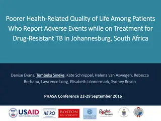 Understanding Health-Related Quality of Life in Drug-Resistant TB Patients