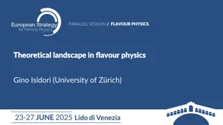 Theoretical Landscape in Flavour Physics