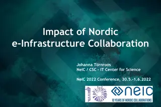 Nordic E-Infrastructure Collaboration Impact