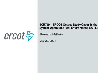 ERCOT Outage Study Cases in SOTE