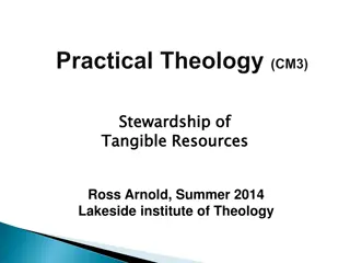 Biblical Stewardship of Resources