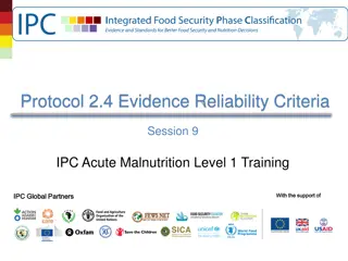 Evidence Reliability Criteria in IPC