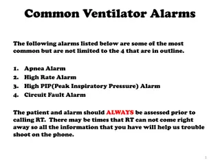 Understanding Common Ventilator Alarms