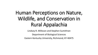 Human Perceptions on Nature and Conservation in Rural Appalachia