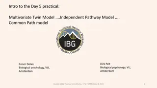 Intro to Multivariate Twin Model & Pathway Analysis