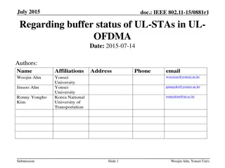 UL-STAs Buffer Status in UL-OFDMA Discussion