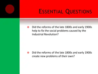 Reforms and Unification: Late 1800s to WWI