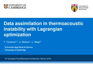 Thermoacoustic Instability Data Assimilation