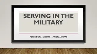 Military Service Benefits and Considerations