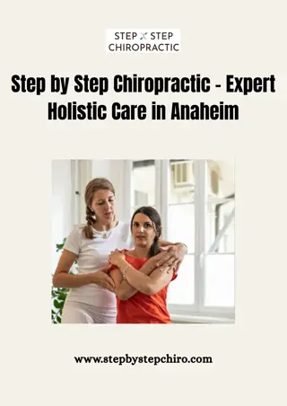 Step by Step Chiropractic – Expert Holistic Care in Anaheim
