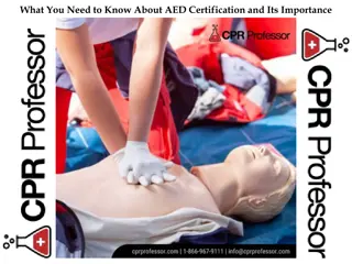 What You Need to Know About AED Certification