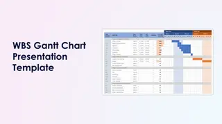 Gantt Chart Presentation Template for Project Management