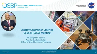 NASA Small Business Programs Overview