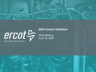 2025 Validation Meeting & Progress Report