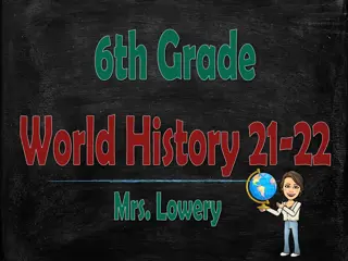 6th Grade World History Class Information