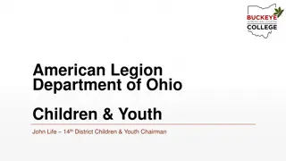 Legion Support Programs for Ohio Veterans and Their Families