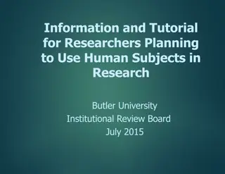 Understanding Institutional Review Boards for Human Subjects Research