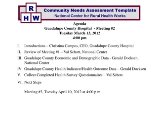 Guadalupe County Hospital Meeting Agenda