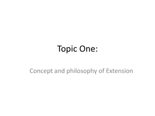 Philosophy of Extension in Development