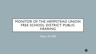 Hempstead School District Public Hearing Recap