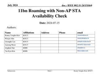 IEEE 802.11-24 Roaming Proposal