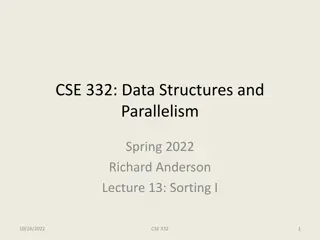 Hashing and Sorting Techniques in Data Structures