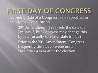 Congress Structure and Functions