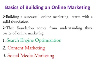 Building a Strong Online Marketing Foundation