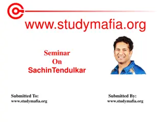 Fascinating Journey of Sachin Tendulkar