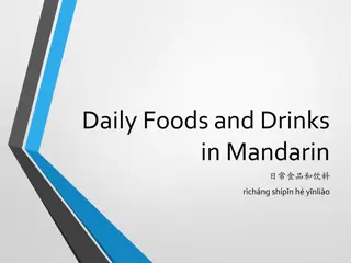 Mandarin Foods and Drinks Guide