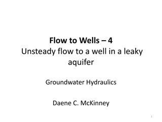Unsteady Flow in Leaky Aquifers
