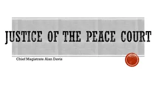 Justice of the Peace Court Overview