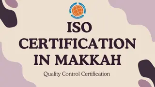 ISO Certification in Makkah | Quality Control Certification