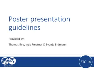 Poster Presentation Guidelines for Effective Communication