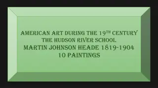 Hudson River School Art by Martin Johnson Heade