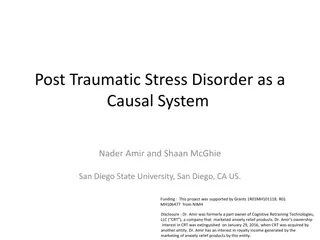 Understanding Causal Systems of PTSD