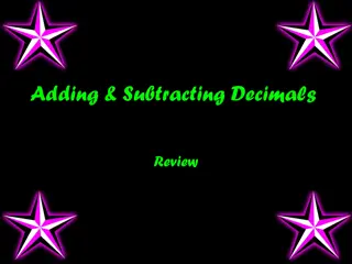 Decimals Review & Practice Problems