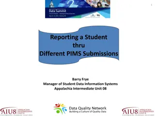 PIMS Administrator Training and Student Reporting