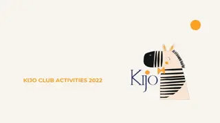 Creative Club Activities and Workshops 2022