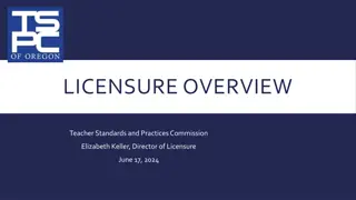 Efficient Licensure Overview 2024