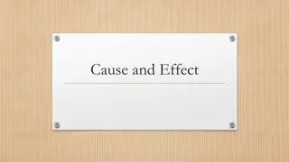 Understanding Cause and Effect Sentences