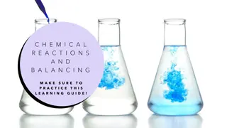 Chemical Reactions and Balancing Guide