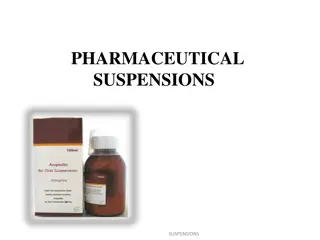 Understanding Pharmaceutical Suspensions