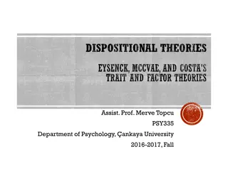 Understanding Dispositional Theories in Personality Psychology
