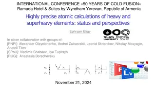 Atomic Calculations of Heavy Elements: Status & Perspectives